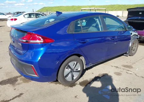 2020 Hyundai Ioniq Hybrid Blue из США, поврежденный, VIN KMHC65LC3LU227481